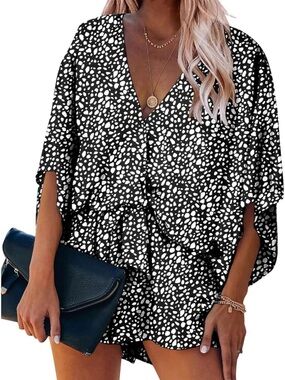 PRETTYGARDEN V-Neck Romper